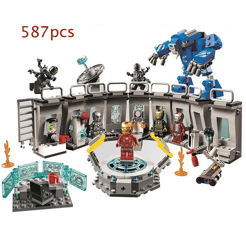 76125 76126 Marvel Avengers Iron Man Armor Showroom Blocks Set Brick Classic Movie Model Compatible
76125 76126 Marvel Avengers Iron Man Armor Showroom Blocks Set Brick Classic Movie Model Compatible