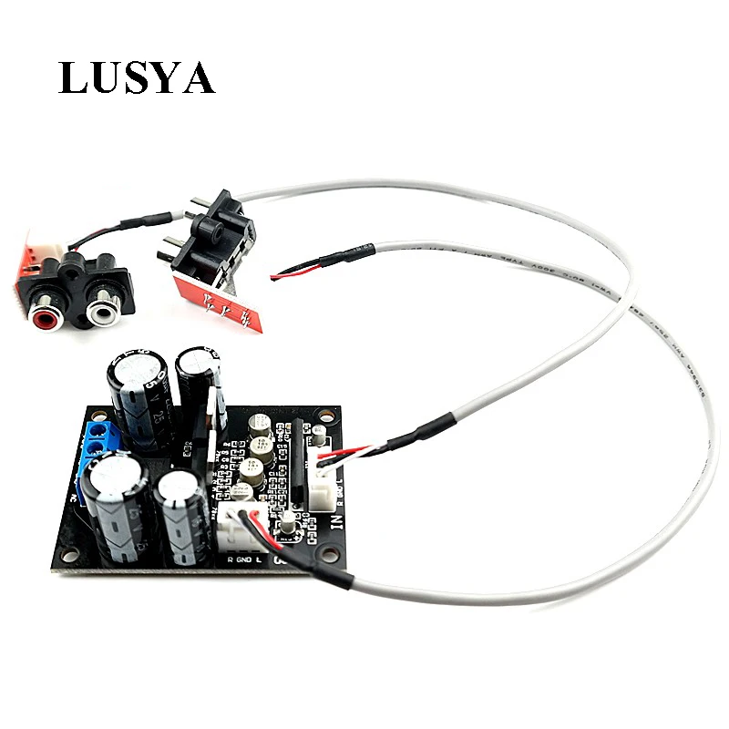 Lusya Vinyl Record Player MM MC Phono Board Preamplifier Moudle AC 12-16V With Lotus Socket 300mm Cables F10-006
Lusya Vinyl Record Player MM MC Phono Board Preamplifier Moudle AC 12-16V With Lotus Socket 300mm Cables F10-006