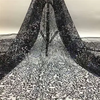 New African Laces Embroidered Nigerian Laces Fabric High Quality Sequins French Mesh Lace Fabric For Party Dress A1889
New African Laces Embroidered Nigerian Laces Fabric High Quality Sequins French Mesh Lace Fabric For Party Dress A1889