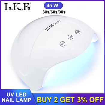 LKE LED Lamp Nail Dryer LCD 15 LEDs UV Lamp Dryer For Drying Gel Nail Polish Auto Sensor Timer Manicure Tools
LKE LED Lamp Nail Dryer LCD 15 LEDs UV Lamp Dryer For Drying Gel Nail Polish Auto Sensor Timer Manicure Tools
