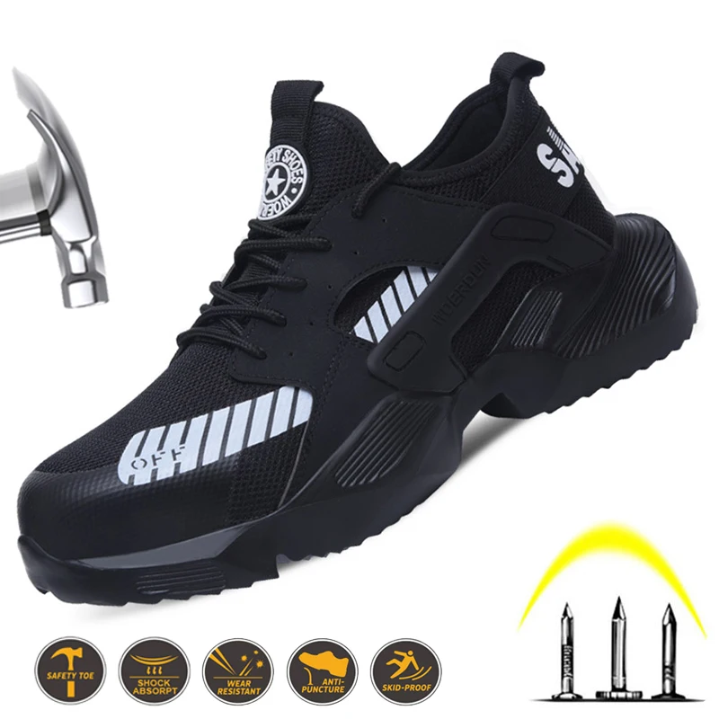 Safety Shoes With Metal Toe Men Immortal Indestructible Shoe Work Shoes With Steel Toe Work Boots Breathable Sneakers
Safety Shoes With Metal Toe Men Immortal Indestructible Shoe Work Shoes With Steel Toe Work Boots Breathable Sneakers