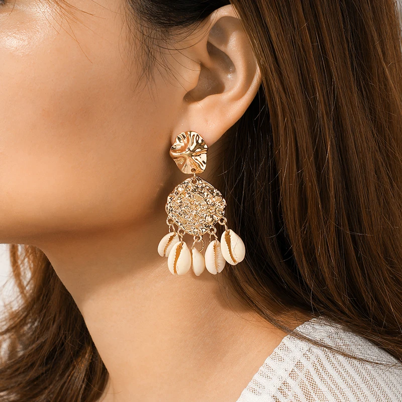 Docona 3Style Summer Beach Ocean Shell Ocean Gold Color Pendant Drop Dangle Earring For Women Charm Boho Long Party Jewelry Gift
Docona 3Style Summer Beach Ocean Shell Ocean Gold Color Pendant Drop Dangle Earring For Women Charm Boho Long Party Jewelry Gift