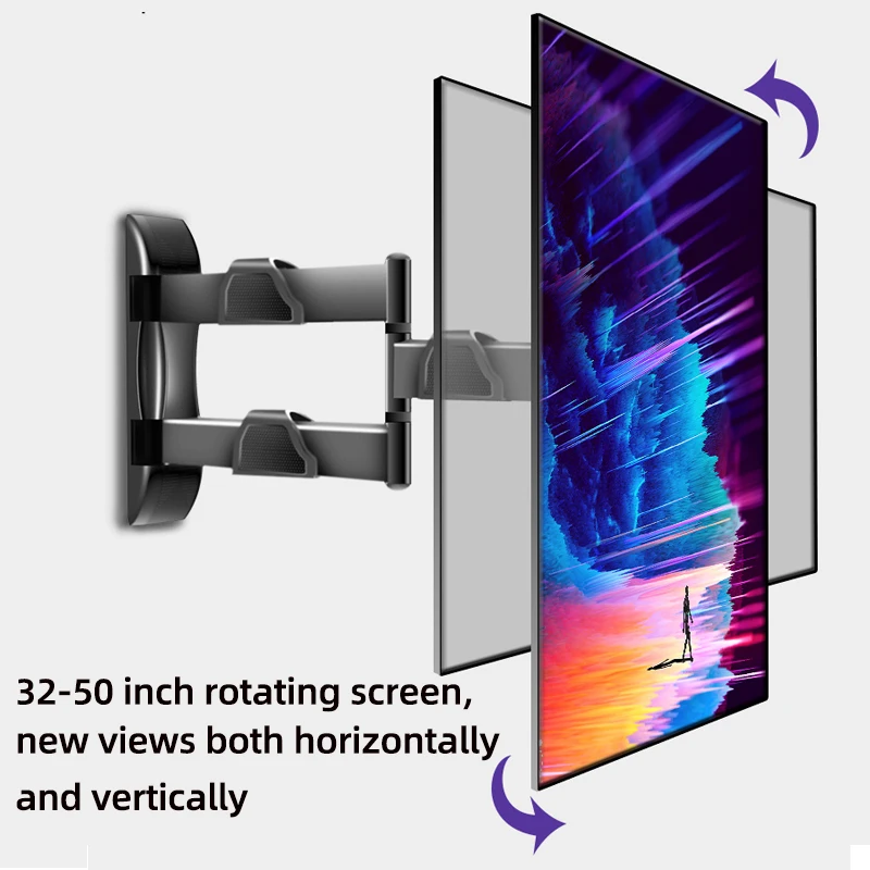 

32"-58" Plasma Screen TV Wall Mount Full Motion Articulating Arms Soporte Tilt Bracket Support Wall Mount Holder Stand DY403