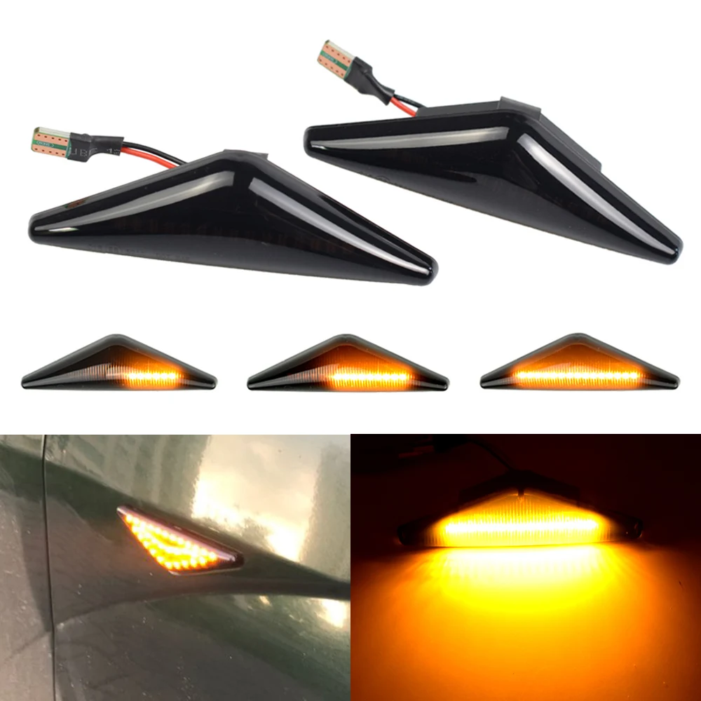 Side Marker LED Dynamic Turn Signal Blinker Flowing Water Blinker Flashing Light For Ford Mondeo MK3 2000-2006 Focus MK1
Side Marker LED Dynamic Turn Signal Blinker Flowing Water Blinker Flashing Light For Ford Mondeo MK3 2000-2006 Focus MK1