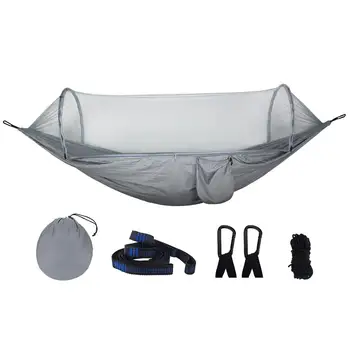 Quick Open Mosquito Net Hammock Tree Simple Tent Parachute Cloth Anti-mosquito Swing Hammock for Outdoor Camping
Quick Open Mosquito Net Hammock Tree Simple Tent Parachute Cloth Anti-mosquito Swing Hammock for Outdoor Camping