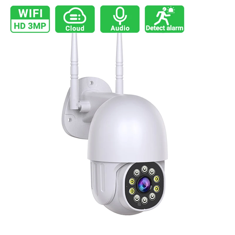 1080P PTZ Tracking Surveillance IP Camera 10LEDs AI Human Detect Wireless wifi camera H.265 Audio 2MP Security CCTV Video Camera
1080P PTZ Tracking Surveillance IP Camera 10LEDs AI Human Detect Wireless wifi camera H.265 Audio 2MP Security CCTV Video Camera