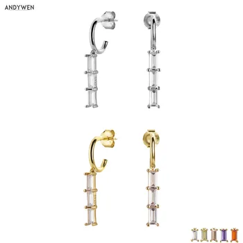Kikichicc 925 Sterling Silver Colorful Line Drop Earring Loops Women Rainbow Special Hoops Piercing CZ Crystal Ohrringe Earring
Kikichicc 925 Sterling Silver Colorful Line Drop Earring Loops Women Rainbow Special Hoops Piercing CZ Crystal Ohrringe Earring