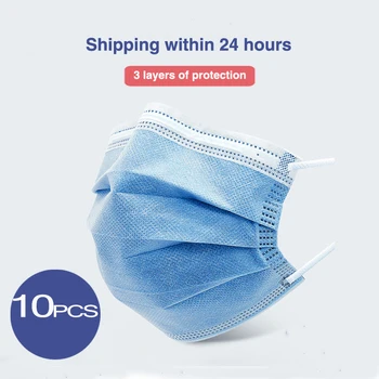 Disposable Face Masks Non-Woven 3-Layer Filter Anti-Dust Face Mouth Mask Breathable Protective Melt Blown Cotton Safe Mask
Disposable Face Masks Non-Woven 3-Layer Filter Anti-Dust Face Mouth Mask Breathable Protective Melt Blown Cotton Safe Mask