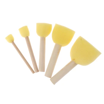 5Pcs/set Wooden Sponge Paint Brush Kids Children Flower Graffiti Art Drawing Painting Toys School Stationery Supplies
5Pcs/set Wooden Sponge Paint Brush Kids Children Flower Graffiti Art Drawing Painting Toys School Stationery Supplies