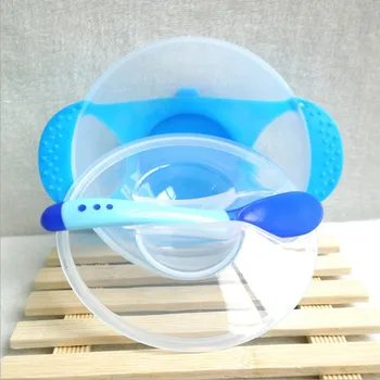 Children's Tableware Baby Learning Dishes With Suction Cup Assist Food Bowl Temperature Sensing Spoon Baby Feeding Bowl
Children's Tableware Baby Learning Dishes With Suction Cup Assist Food Bowl Temperature Sensing Spoon Baby Feeding Bowl