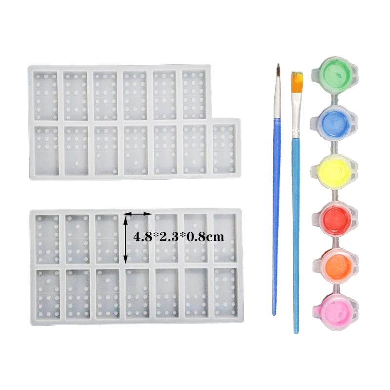 1 Set DIY Dominoes Casting Silicone Mould Crafts Polymer Clay Jewelry Making Tools Epoxy Resin Game Toy Mold
1 Set DIY Dominoes Casting Silicone Mould Crafts Polymer Clay Jewelry Making Tools Epoxy Resin Game Toy Mold