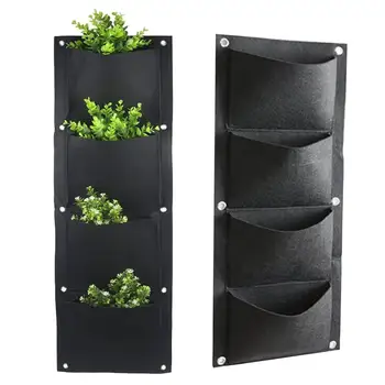 4-Pocket Vertical Wall Hanging Planter Garden Plant Grow Seedling Bag Container Vegetable Plants Living Garden Bag Home Supplies
4-Pocket Vertical Wall Hanging Planter Garden Plant Grow Seedling Bag Container Vegetable Plants Living Garden Bag Home Supplies