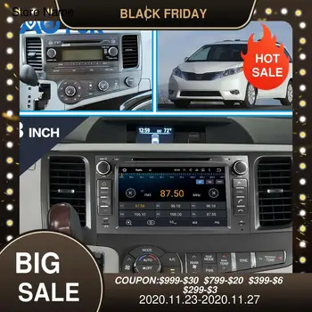 Android 9 Car GPS Navigation Car DVD Player for Toyota Sienna 2009+ 4GB RAM PX5 radio tape recorder multimedia player head unit
Android 9 Car GPS Navigation Car DVD Player for Toyota Sienna 2009+ 4GB RAM PX5 radio tape recorder multimedia player head unit