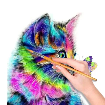 Digital painting kit DIY oil painting and home decoration with frame 40 x 50cm color cat
Digital painting kit DIY oil painting and home decoration with frame 40 x 50cm color cat