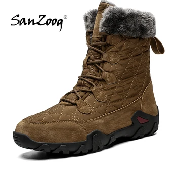 Sanzoog Winter Men Plush Calf Waterproof Snow Boots High Top Snowboots Botas Hombre Botte Homme Erkek Kar Botu Bototos Outdoor
Sanzoog Winter Men Plush Calf Waterproof Snow Boots High Top Snowboots Botas Hombre Botte Homme Erkek Kar Botu Bototos Outdoor