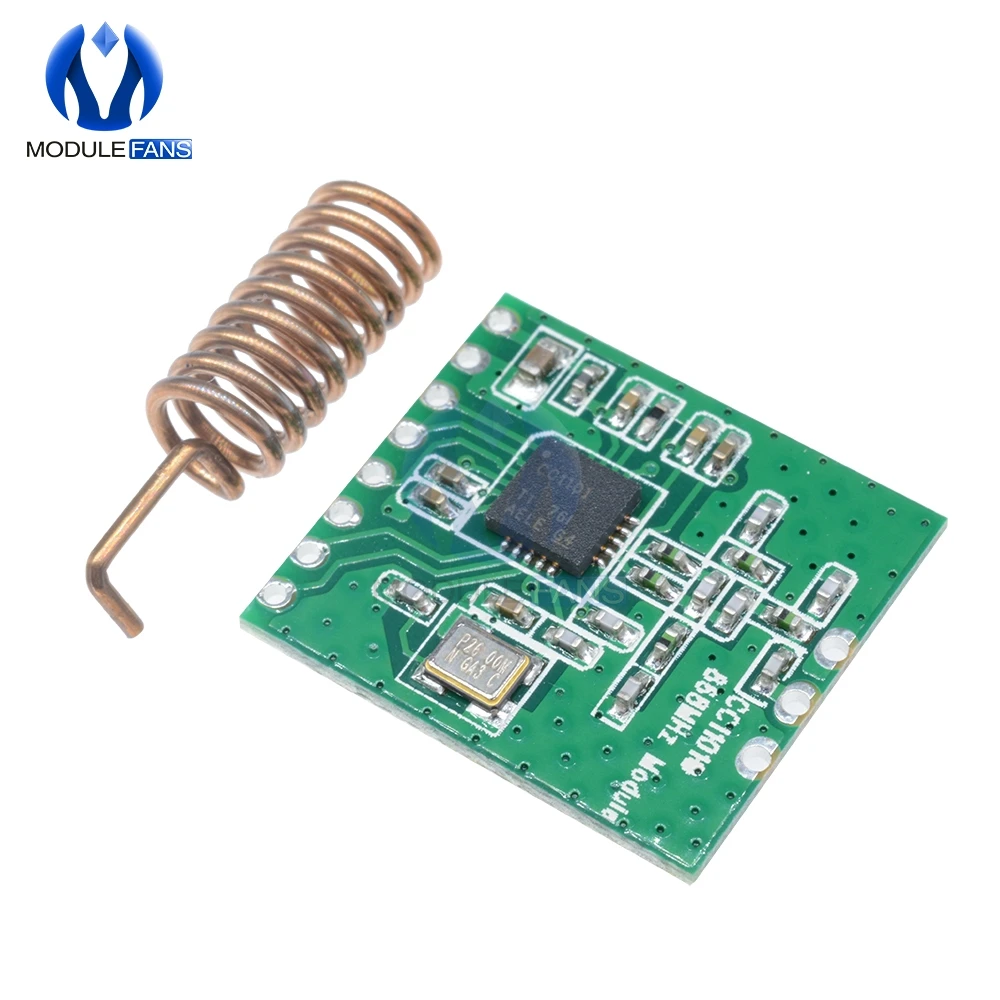 868MHZ Wireless Long Distance Transmission Antenna Low Power M115 For FSK GFSK ASK OOK MSK 64-byte SPI Interface Module
868MHZ Wireless Long Distance Transmission Antenna Low Power M115 For FSK GFSK ASK OOK MSK 64-byte SPI Interface Module