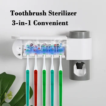 3 In 1 Multifunctional Ultraviolet Toothbrush Disinfection Sterilizer Toothbrush Rack Shelf UV Disinfector Toothpaste Squeezers
3 In 1 Multifunctional Ultraviolet Toothbrush Disinfection Sterilizer Toothbrush Rack Shelf UV Disinfector Toothpaste Squeezers