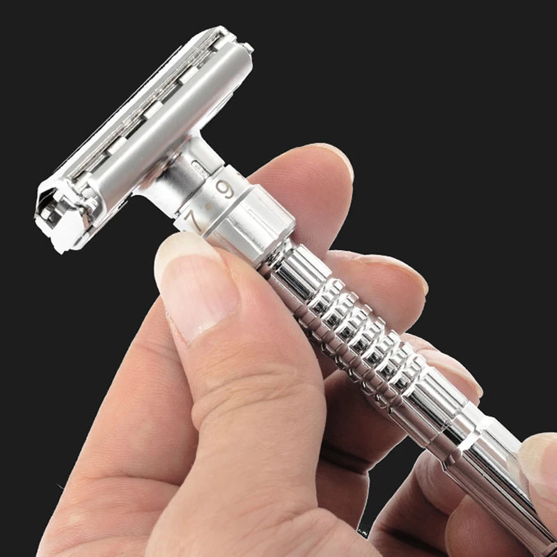 1 To 9 Adjustable Razor Men Shaving Safety Razors Metal Classic Manual Wet Shavers Double Edges
1 To 9 Adjustable Razor Men Shaving Safety Razors Metal Classic Manual Wet Shavers Double Edges