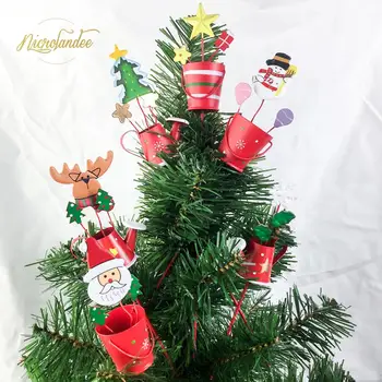 NICROLANDEE 6 pcs/set Iron Christmas Tree Cuttings Santa Claus Small Kettle Bucket Baby Birthday Party Decoration 74
NICROLANDEE 6 pcs/set Iron Christmas Tree Cuttings Santa Claus Small Kettle Bucket Baby Birthday Party Decoration 74