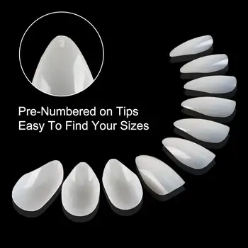 Fingerqueen False Nails 500pcs Short Nail Tips French Sharp Ending Full Cover 10 Sizes for Nail Salons and DIY FQ203
Fingerqueen False Nails 500pcs Short Nail Tips French Sharp Ending Full Cover 10 Sizes for Nail Salons and DIY FQ203