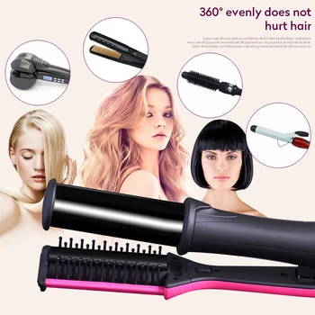 2 in 1 Multifunction Hair Curler LCD Fast Heating 360°Rotating Ceramic Curling Iron + Hair Straightener Dual-Use Hair Styler
2 in 1 Multifunction Hair Curler LCD Fast Heating 360°Rotating Ceramic Curling Iron + Hair Straightener Dual-Use Hair Styler