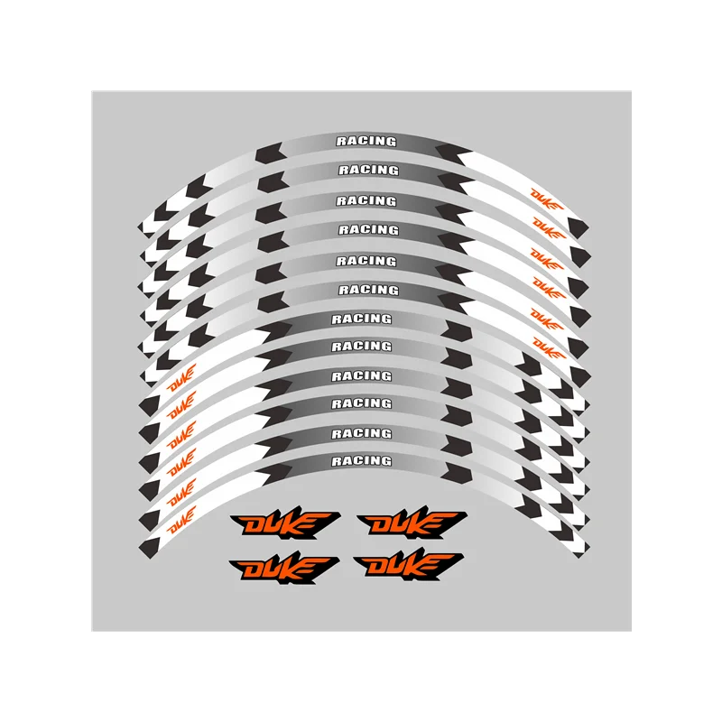 Мотоциклетная наклейка для KTM Duke DUKE, 17 дюймов, 16 шт., Светоотражающие цветные стальные стикеры на колесах, линейная наклейка
Мотоциклетная наклейка для KTM Duke DUKE, 17 дюймов, 16 шт., Светоотражающие цветные стальные стикеры на колесах, линейная наклейка