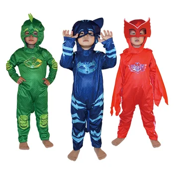 Boy Pajamas pj mask Cosplay Christmas Pajamas Three Guys Funny Pajama Set with Mask Cloak Connor Greg Amaya
Boy Pajamas pj mask Cosplay Christmas Pajamas Three Guys Funny Pajama Set with Mask Cloak Connor Greg Amaya