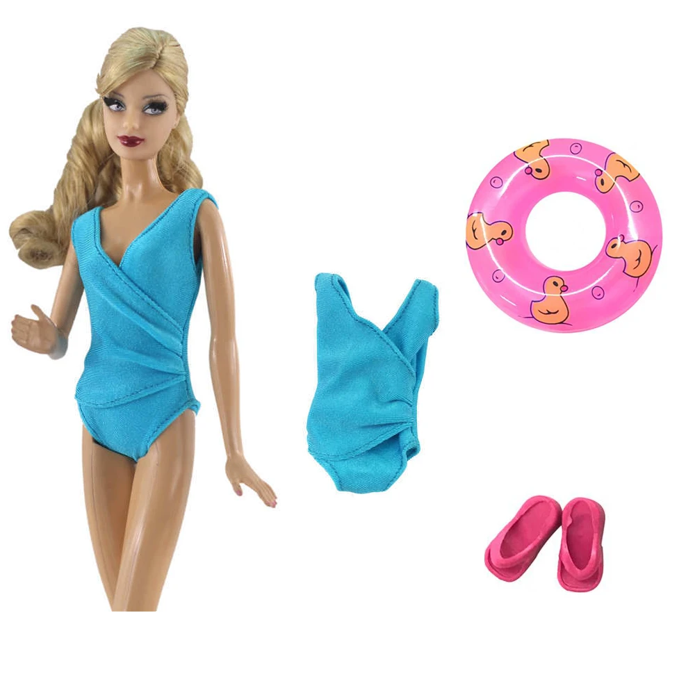 NK Doll Swimwear Beach Bathing Clothes Swimsuit+Slippers+ Swimming Buoy Lifebelt Ring For Barbie Doll Best Girl' Gift 007L
NK Doll Swimwear Beach Bathing Clothes Swimsuit+Slippers+ Swimming Buoy Lifebelt Ring For Barbie Doll Best Girl' Gift 007L