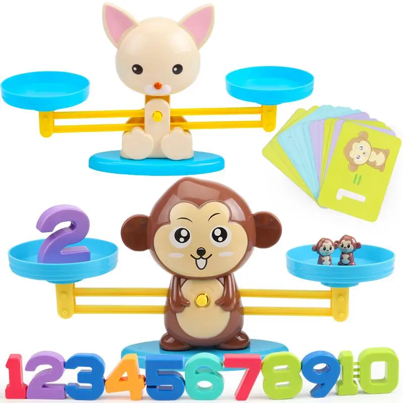Monkey Balance Math Toys Kids Montessori Educational Toy Numbers Match Game To Learn Add And Subtract Children Intelligence Toys
Monkey Balance Math Toys Kids Montessori Educational Toy Numbers Match Game To Learn Add And Subtract Children Intelligence Toys