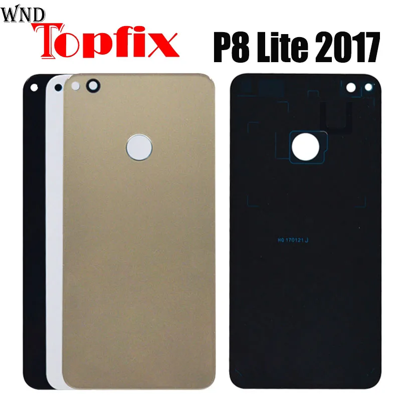 Задняя стеклянная крышка батареи для Huawei P8 Lite 2017 задняя P8Lite корпус замена