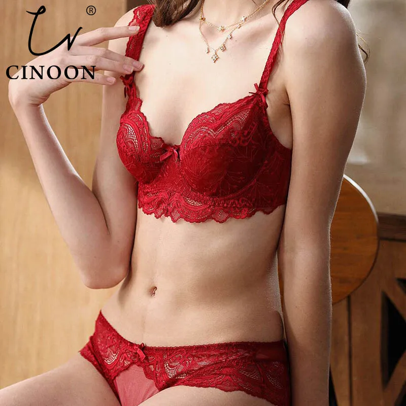 CINOON New Plus Size Bra Set Push Up Bras and Panty Set Embroidery Underwire Lingerie Set Ultrathin Underwear Set Sexy Lace Bra
CINOON New Plus Size Bra Set Push Up Bras and Panty Set Embroidery Underwire Lingerie Set Ultrathin Underwear Set Sexy Lace Bra