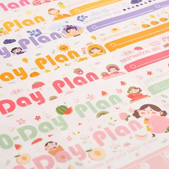 1PC Fruits Girls 100 Days Plan Paper Study Schedule List Destination Goal Project Check
1PC Fruits Girls 100 Days Plan Paper Study Schedule List Destination Goal Project Check