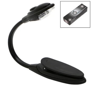 Mini Striking White LED Clip Booklight Portable Travel Book Reading Light Lamp Q0KF 
Mini Striking White LED Clip Booklight Portable Travel Book Reading Light Lamp Q0KF