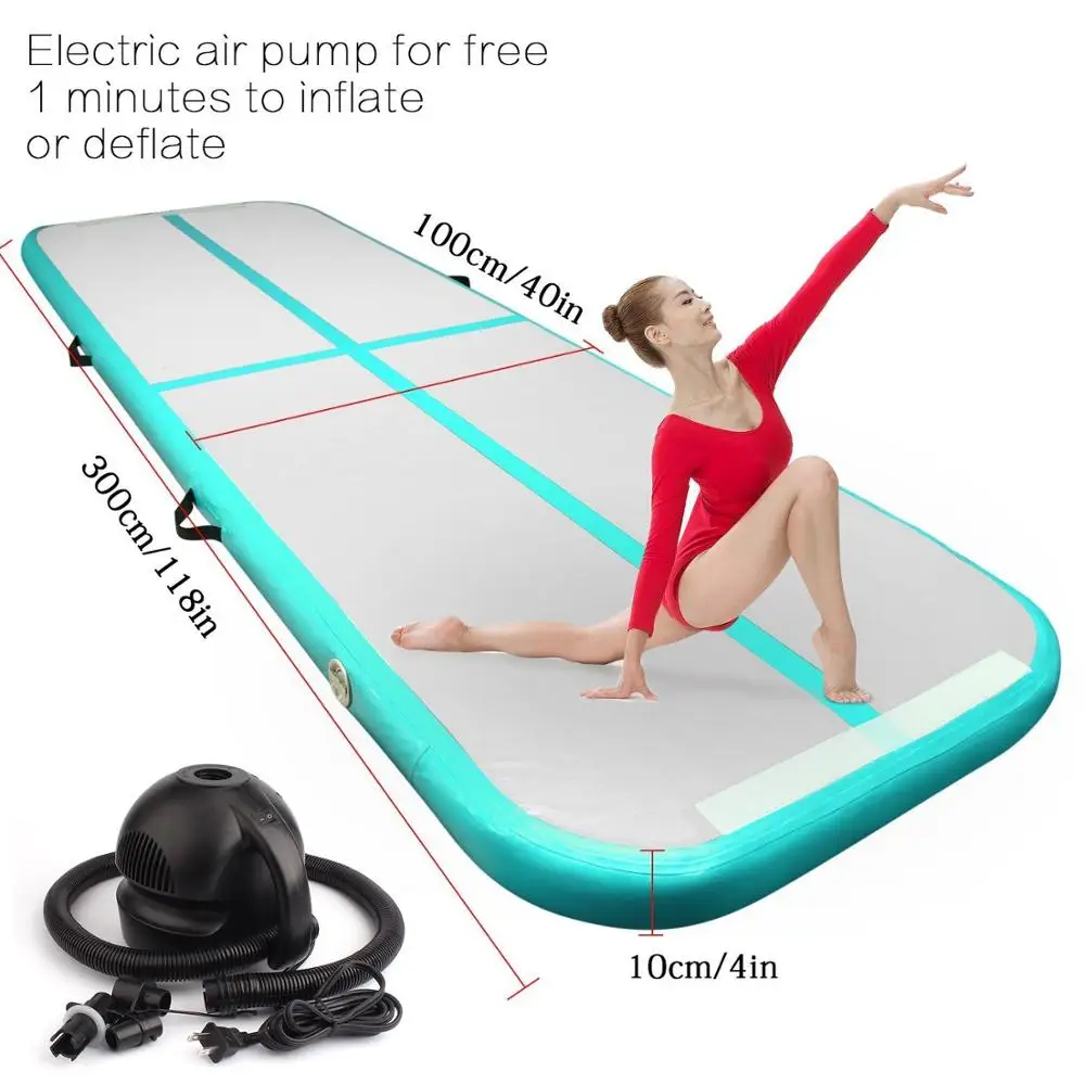 

3/4/5m Inflatable Trampoline Air Track Yoga Mat Gymnastics Mattress Airtrack Tumbling Floor Mat Gym Exercise Fitness Equipment