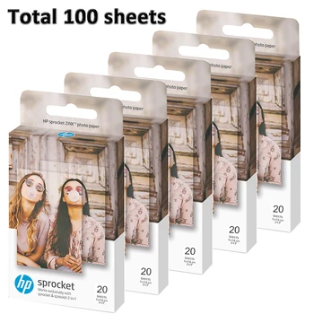 100Sheets Photo Paper for HP Sprocket 2x3" for HP Sprocket or HP Sprocket 2-in-1 Photo Printer Small Zink Sticker Paper 
100Sheets Photo Paper for HP Sprocket 2x3" for HP Sprocket or HP Sprocket 2-in-1 Photo Printer Small Zink Sticker Paper