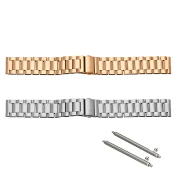 42mm Stainless Steel Strap Rose Gold Silver Watch Band With Pins Replacement Wristband Folding Buckle Watches Accessories 
42mm Stainless Steel Strap Rose Gold Silver Watch Band With Pins Replacement Wristband Folding Buckle Watches Accessories