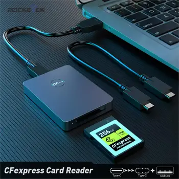 Rocketek USB 3.1 Gen 2 10Gbps CFexpress Memory Card Reader Adapter Thunderbolt 3 Port Connection Support Android/Windows/Mac OS
Rocketek USB 3.1 Gen 2 10Gbps CFexpress Memory Card Reader Adapter Thunderbolt 3 Port Connection Support Android/Windows/Mac OS