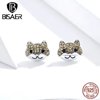 ShibaInu Earrings BISAER Hot Sale 925 Sterling Silver Cute Dog Doggy ShibaInu Stud Earrings for Women Animal Jewelry ECE769 
ShibaInu Earrings BISAER Hot Sale 925 Sterling Silver Cute Dog Doggy ShibaInu Stud Earrings for Women Animal Jewelry ECE769