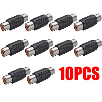 10pcs RCA Female to RCA Female Audio Video Cable Jack Plug Coupler Adapter Stereo Audio Connector
10pcs RCA Female to RCA Female Audio Video Cable Jack Plug Coupler Adapter Stereo Audio Connector