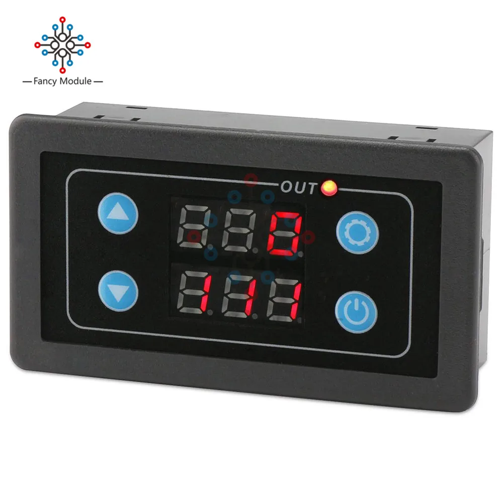 diymore Digital Timer Relay DC 5V/12V/24V/ AC 220V10A 2000W Programmable Cycle Delay Timer Switch Dual Time Display Relay Module
diymore Digital Timer Relay DC 5V/12V/24V/ AC 220V10A 2000W Programmable Cycle Delay Timer Switch Dual Time Display Relay Module