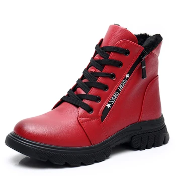 EIE New Fashion Snow Boots Women Pu Leather Shoes For Winter Woman Casual Thick Fur Warm Boots Low Heels Female Ankle Boots
EIE New Fashion Snow Boots Women Pu Leather Shoes For Winter Woman Casual Thick Fur Warm Boots Low Heels Female Ankle Boots