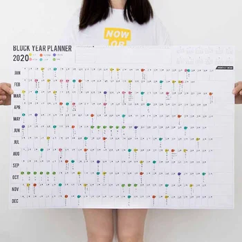 1 Pcs 2020 Year Wall Calendar With Sticker Dots 365 Days Learning Schedule Periodic Planner Year Memo Agenda Organizer Office
1 Pcs 2020 Year Wall Calendar With Sticker Dots 365 Days Learning Schedule Periodic Planner Year Memo Agenda Organizer Office