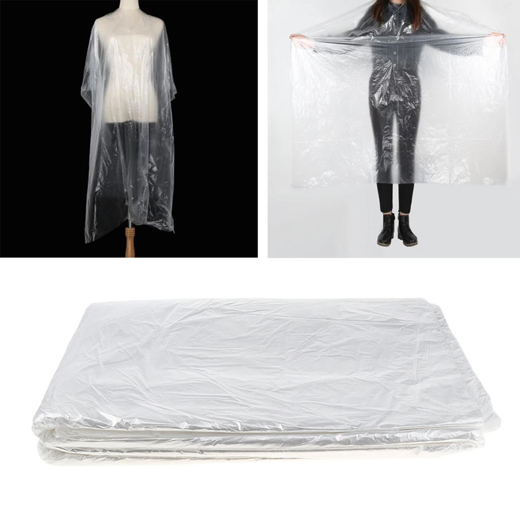 50pcs Disposable Hair Cutting Salon Cape, Water Resistant Apron,Haircut Beard Hairdressing Cape Anti-Static, 120x160cm 50pcs Disposable Hair Cutting Salon Cape, Water Resistant Apron,Haircut Beard Hairdressing Cape Anti-Static, 120x160cm