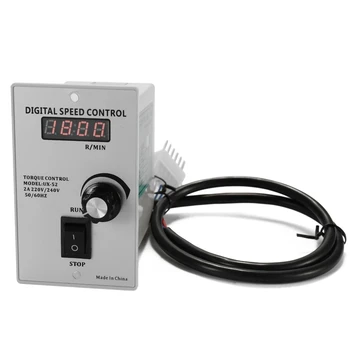Digital Display UX-52 400W 220V Speed Motor Controller Regulated Speed Forword Backword Controller Motor Controller
Digital Display UX-52 400W 220V Speed Motor Controller Regulated Speed Forword Backword Controller Motor Controller