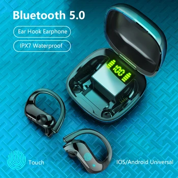 TWS Bluetooth Earphones 5.0 Wireless Headphone IPX5 Waterproof Sports Headset Ear Buds & Dual Mic for iPhone /Android Earphone
TWS Bluetooth Earphones 5.0 Wireless Headphone IPX5 Waterproof Sports Headset Ear Buds & Dual Mic for iPhone /Android Earphone