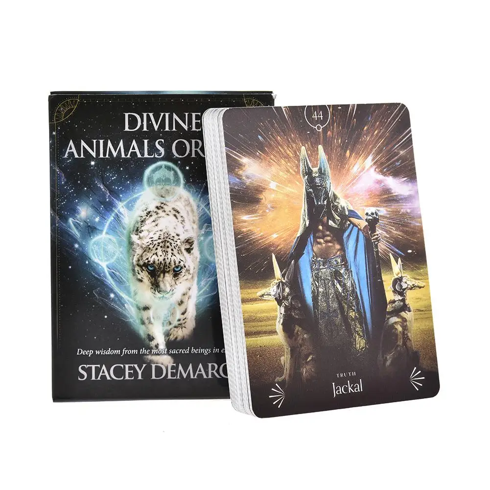 44 Pcs Divine Animals Oracle Tarot Cards Board Games Cards Playing English Card Tarot Deck Cards For Party Entertainment
44 Pcs Divine Animals Oracle Tarot Cards Board Games Cards Playing English Card Tarot Deck Cards For Party Entertainment