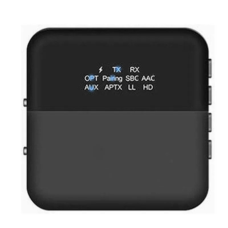 2 in 1 Bluetooth 5.0 Audio Receiver and Transmitter Optical Wireless 3.5mm Audio AUX Adapter APTX HD for Headphones
2 in 1 Bluetooth 5.0 Audio Receiver and Transmitter Optical Wireless 3.5mm Audio AUX Adapter APTX HD for Headphones