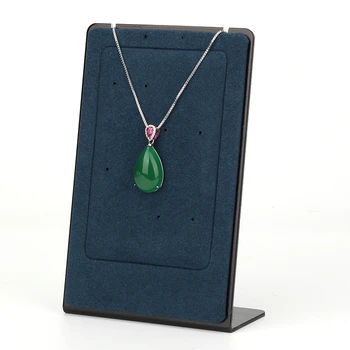 New Retro Navy Blue Durable Metal Plate Microfiber Leather Jewelry Display Stand For Earring Necklace Pendant Creative Gifts
New Retro Navy Blue Durable Metal Plate Microfiber Leather Jewelry Display Stand For Earring Necklace Pendant Creative Gifts