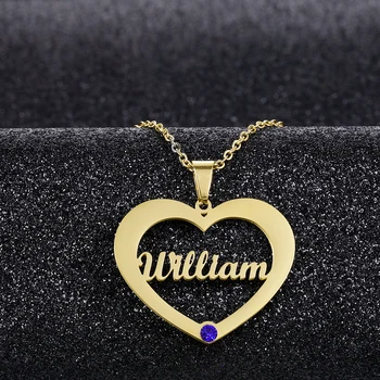 Custom Personalized Custom Name Heart Shap Necklace for Women Men Stainless Steel Chain Letter Pendant Necklace Jewelry Gift
Custom Personalized Custom Name Heart Shap Necklace for Women Men Stainless Steel Chain Letter Pendant Necklace Jewelry Gift