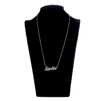 AAA Quality Customized Stainless Steel Necklace Nameplate Choker Pendant English Name Jewelry Necklace 45 Fonts Necklace
AAA Quality Customized Stainless Steel Necklace Nameplate Choker Pendant English Name Jewelry Necklace 45 Fonts Necklace